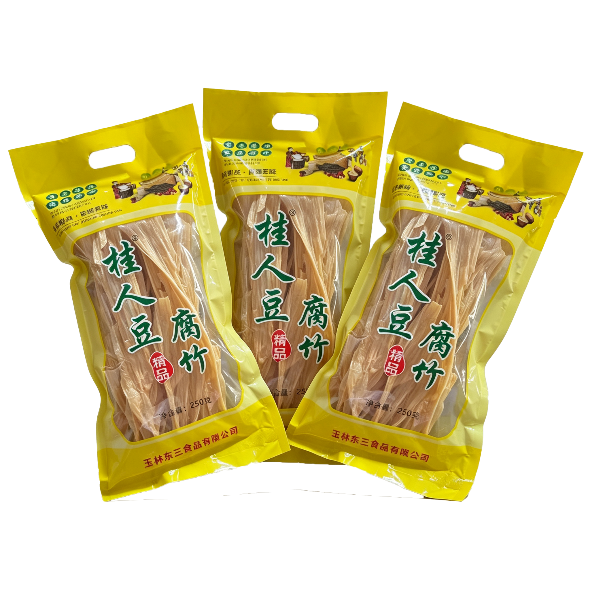 2黄豆腐竹